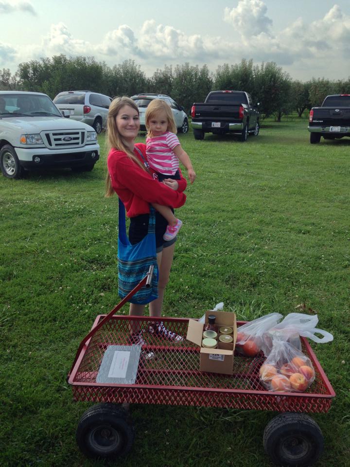 Elisa with Lil Sarah