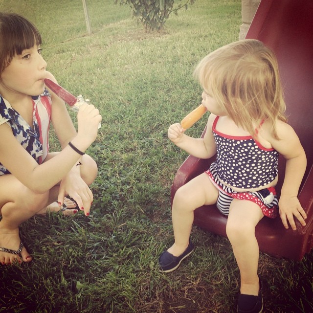 Popsicles with Ella