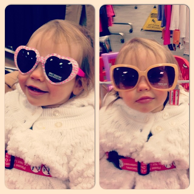 Rocking some sunglasses